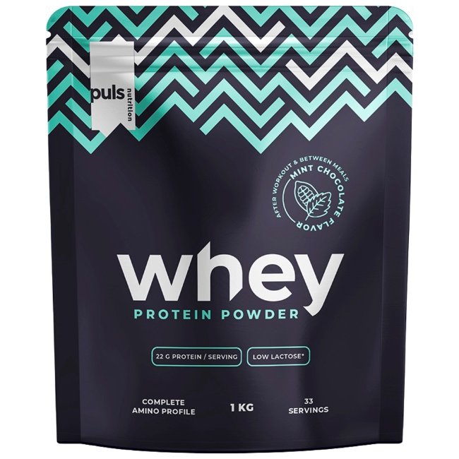 Протеиновый напиток PULS Whey со вкусом мятного шоколада 1 кг