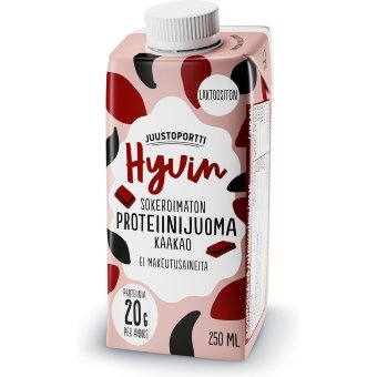 Протеиновый напиток Juustoportti Hyvin какао 250 мл без лактозы