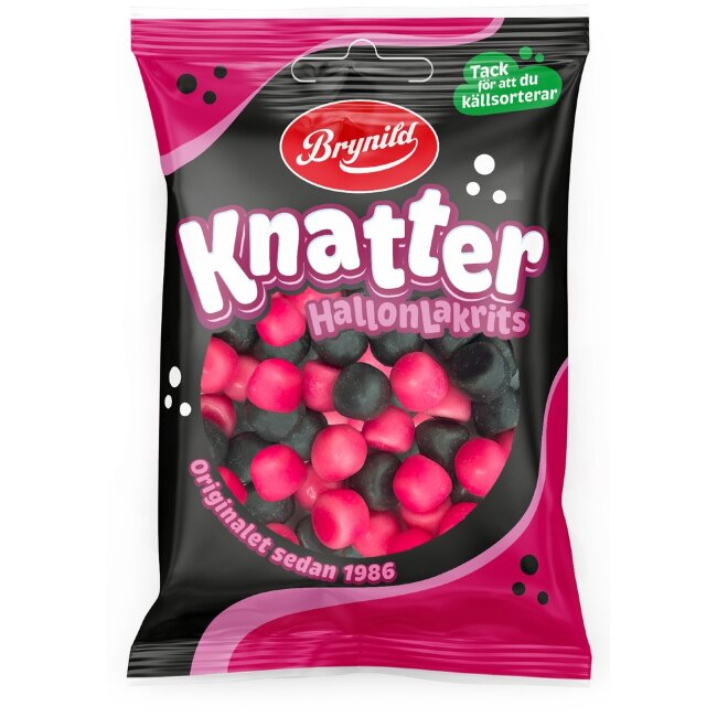 Мармелад Brynild Knatter с малиной и лакрицей 80 гр