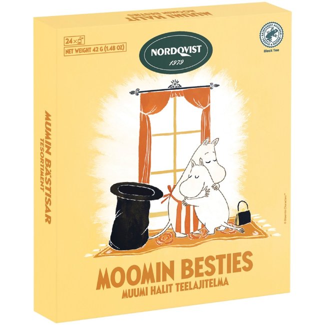 Чай Nordqvist Muumi best ревень, клубника, трюфель 24 шт/уп