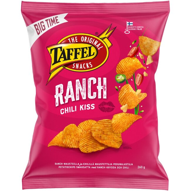Чипсы Taffel Ranch & Chili 260 гр
