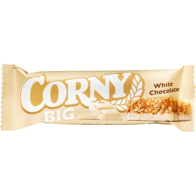 Злаковый батончик Corny BIG в белом шоколаде 40 гр