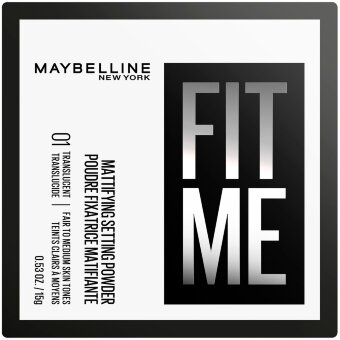 Рассыпчатая пудра Maybelline New York Fit Me 1 Translucent 15 гр