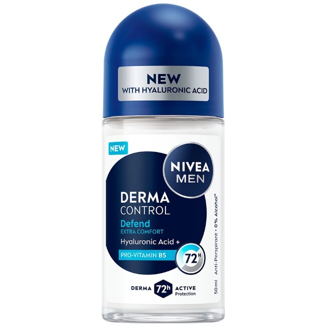 Дезодорант-антиперспирант роликовый NIVEA MEN Derma Control Defend 50 мл Дезодорант-антиперспирант роликовый NIVEA MEN Derma Control Defend 50 мл