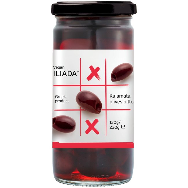 Безкосточковые оливки Kalamata Iliada 230 гр