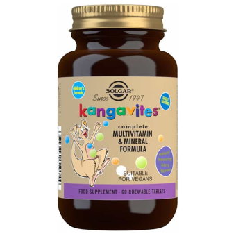Витамины для детей Kangavites® Bouncing Berries 60 капсул Solgar