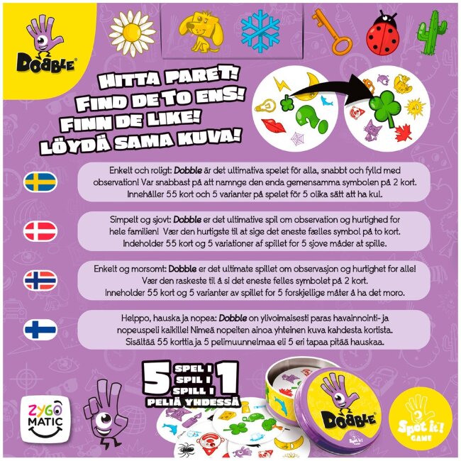 Настольная игра Dobble для всей семьи Настольная игра Dobble для всей семьи