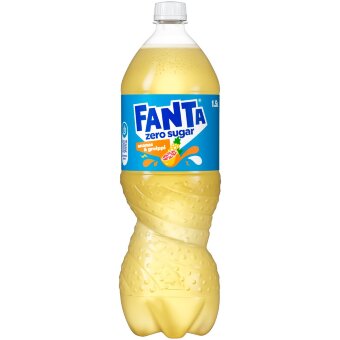 Напиток Fanta Zero Ананас и грейпфрут в пластиковом бутылке 1,5 л