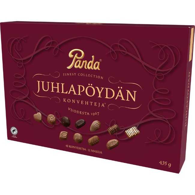 Шоколадные конфеты Panda Juhlapöydän konvehteja 435 гр