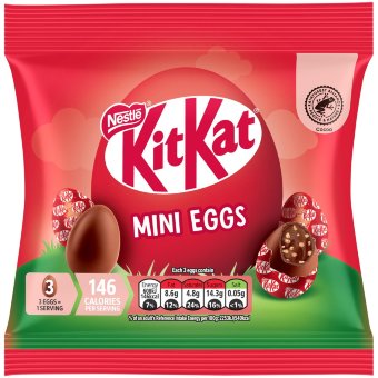 Мини-шоколадные яйца Nestle KitKat 80 гр