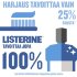 Ополаскиватель для рта Listerine Advanced White Milder Taste 500 мл
