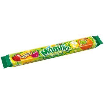 Фруктовая кислая ириска Mamba Sour 106 гр