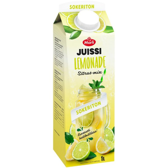 Цитрусовый напиток Marli Juissi Lemonade без сахара 1 л