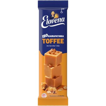 Большой овсяный батончик с ириской Elovena Toffee 48 гр