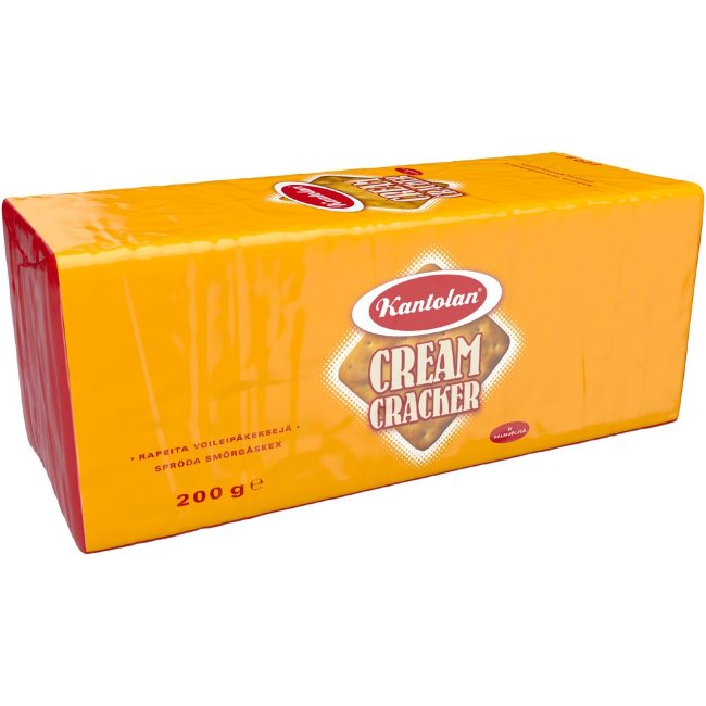 Крекеры для бутербродов Kantolan Cream Cracker 200 гр