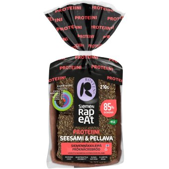 Хрустящие протеиновые хлебцы Rosten с кунжутом и льняным семенем 10 шт 210 гр