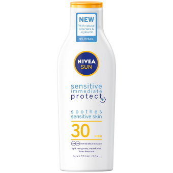 Солнцезащитный крем Nivea Sun Sensitive Immediate Protec Spf30 200 мл