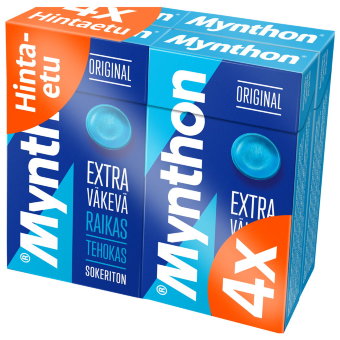 Пастилки без сахара усиленного действия Mynthon Extra 4х35 гр