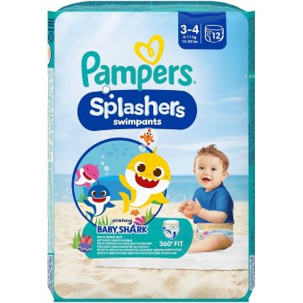 Детские плавательные подгузники Pampers Splashers S3-4 6-11 кг 12 шт