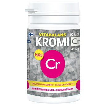 Витамины с хромом Kromi Cr 50 мкг 90 таблеток Vitabalans