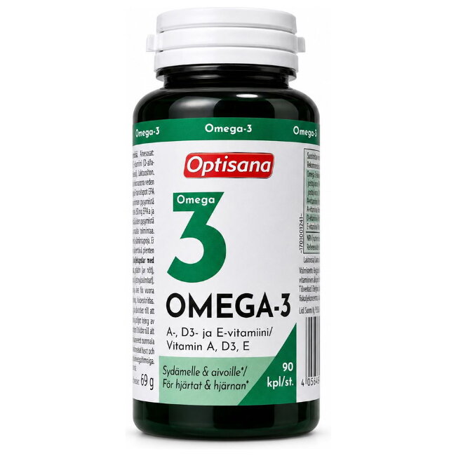 Рыбий жир в капсулах Омега-3 с витаминами Optisana Omega-3 + A, D3, E - 90 капс Рыбий жир в капсулах Омега-3 с витаминами Optisana Omega-3 + A, D3, E - 90 капс