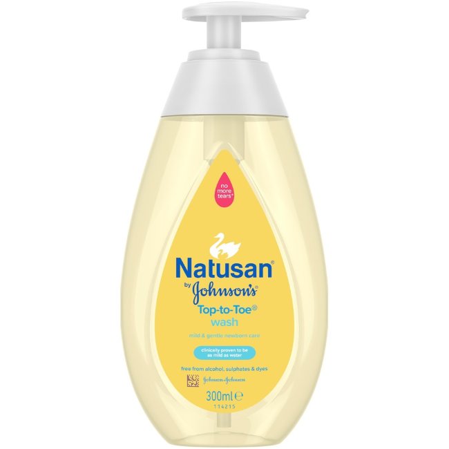 Гель для купания детей с рождения Natusan Top-to-Toe, 300 мл