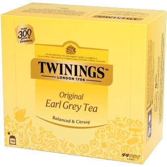 Чай черный Earl Grey Twinings 100 г  50 шт Чай черный Earl Grey Twinings 100 г  50 шт