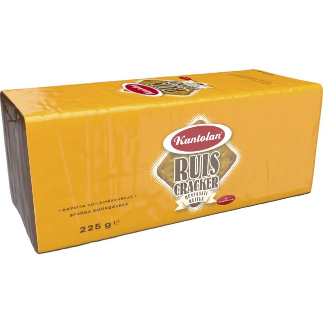 Крекеры ржаные Kantolan Ruis Cracker 225 гр