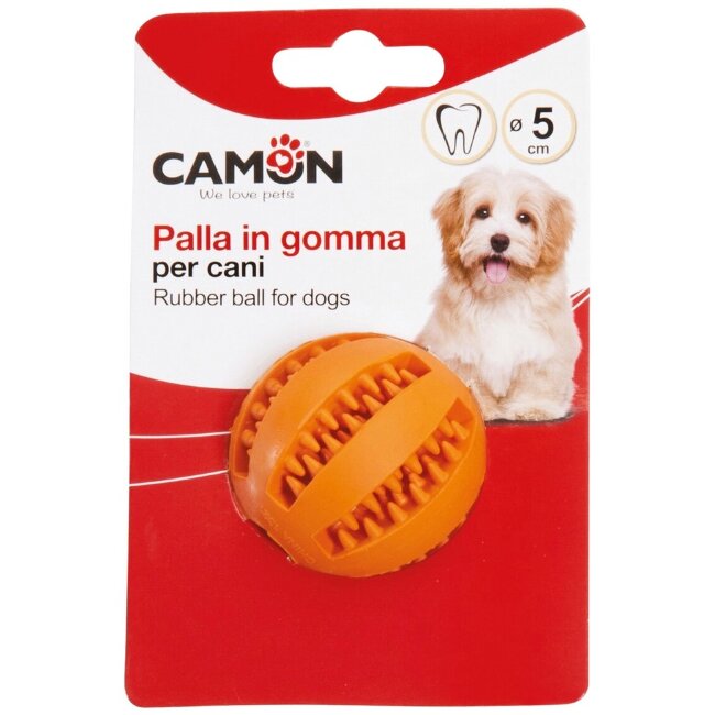 Дентальная игрушка для собак Camon мяч 5 см Дентальная игрушка для собак Camon мяч 5 см