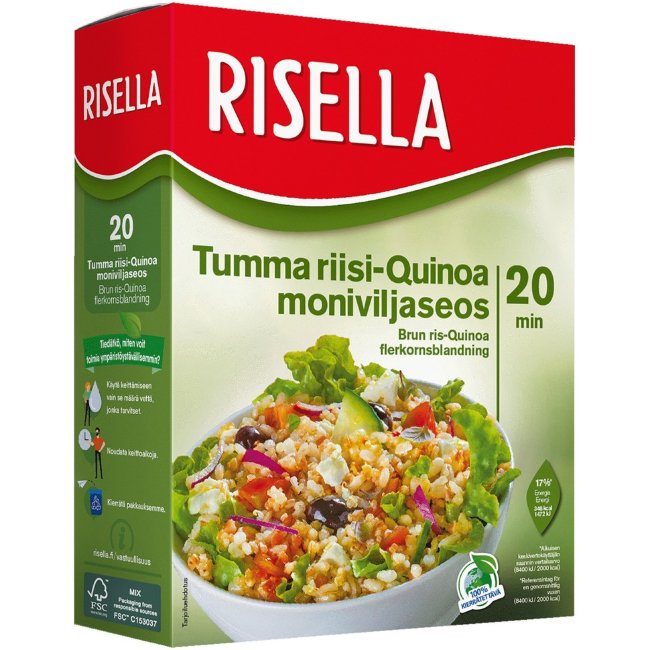 Смесь цельнозернового риса и киноа Risella 800 гр