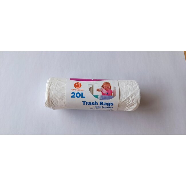 Мусорные пакеты McLean с ручками 20 л, 25 шт