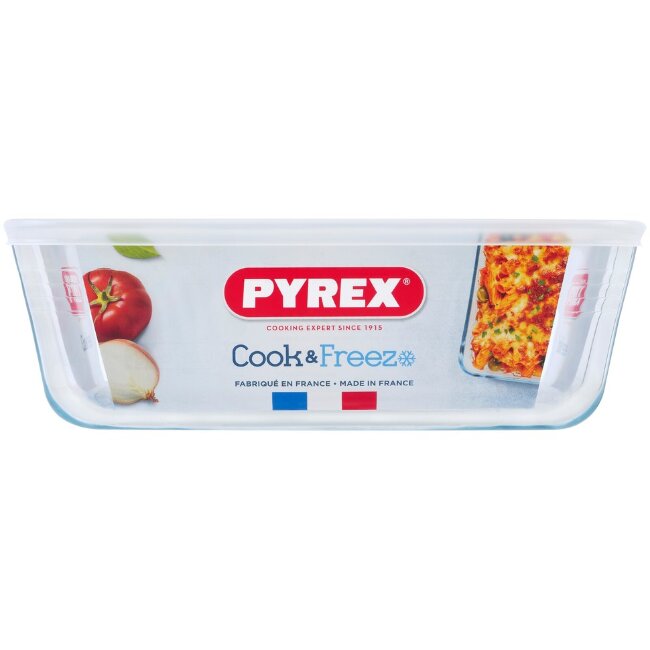 Стеклянная форма для запекания с крышкой Pyrex Cook & Freeze 27x22 см Стеклянная форма для запекания с крышкой Pyrex Cook & Freeze 27x22 см
