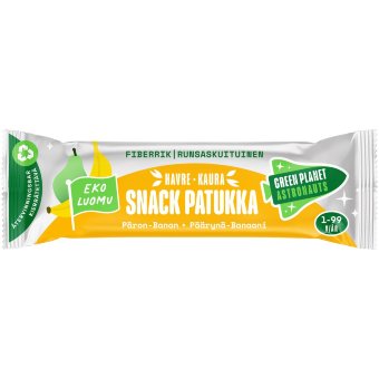 Овсяный батончик Green Planet Astronauts био груша-банан 12 мес+ 25 гр