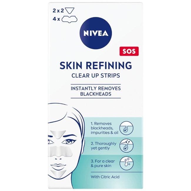 Очищающие полоски для лица NIVEA Daily Essentials для Т-зоны, 6 шт