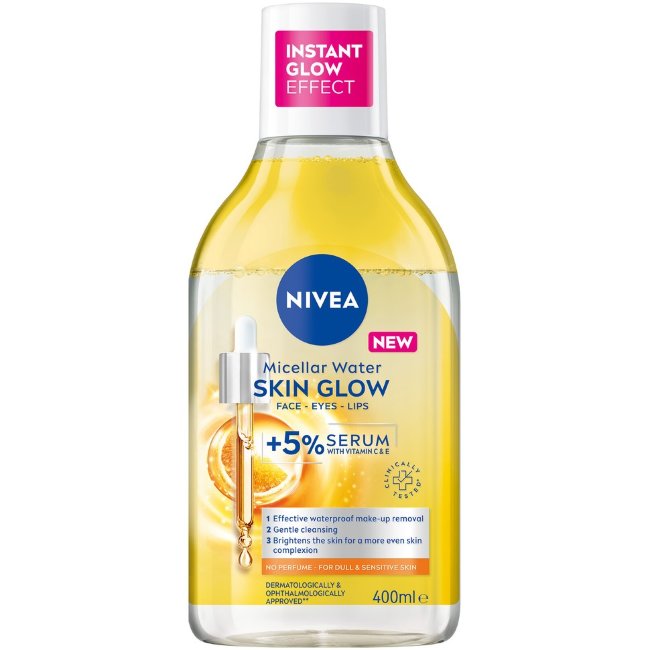 Мицеллярная вода NIVEA Skin Glow 400 мл