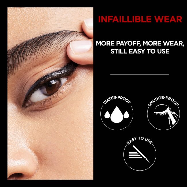 Жидкая подводка для глаз L'Oréal Paris Infaillible Grip 24H Precision Felt 01 Black 1 шт