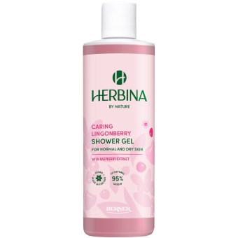 Гель для душа Herbina Caring Lingonberry 250 мл