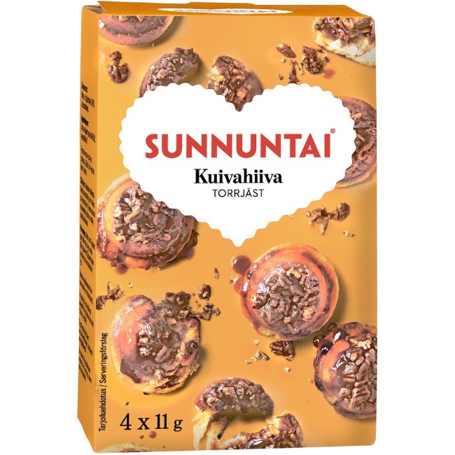 Сухие дрожжи Sunnuntai (Kuivahiiva) 4х11 гр