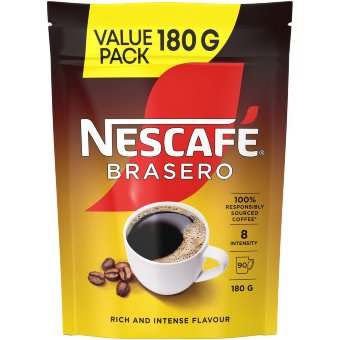Кофе растворимый Nescafé Brasero в мягкой упаковке 180г.