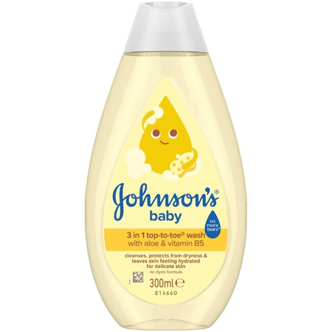 Средство для мытья Johnson's® Baby 3 в 1 Top-to-Toe® 300 мл Средство для мытья Johnson's® Baby 3 в 1 Top-to-Toe® 300 мл