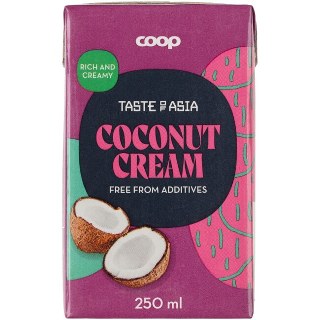 Кокосовые сливки Coop Taste of Asia 250 мл