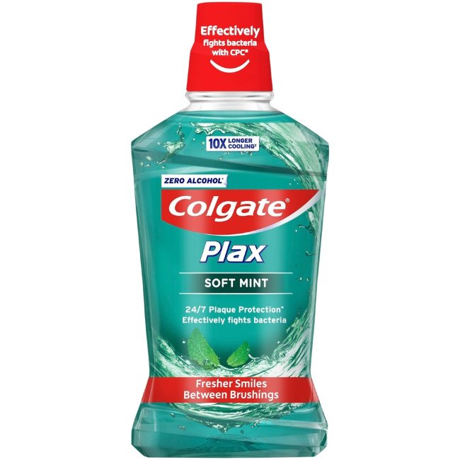 Жидкость для полоскания рта Colgate Plax мягкая мята 500 мл
