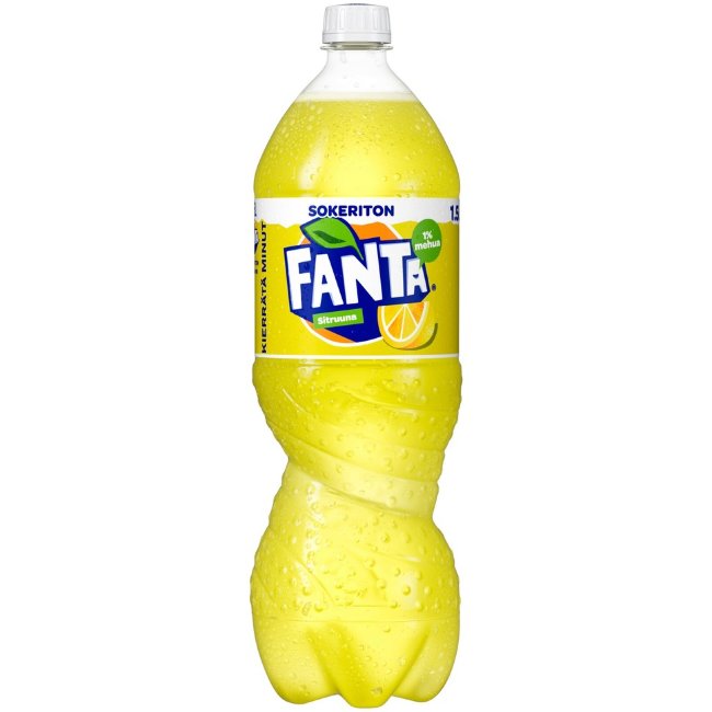 Безалкогольный напиток Fanta Sitruuna Zero в пластиковой бутылке 1,5 л