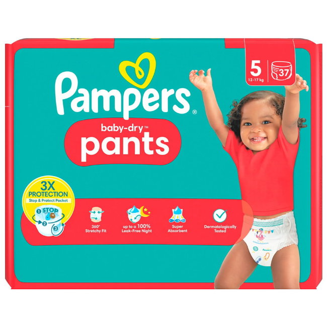 Подгузники-трусики Pampers BD Pants 5, 12-17 кг, 37 шт.