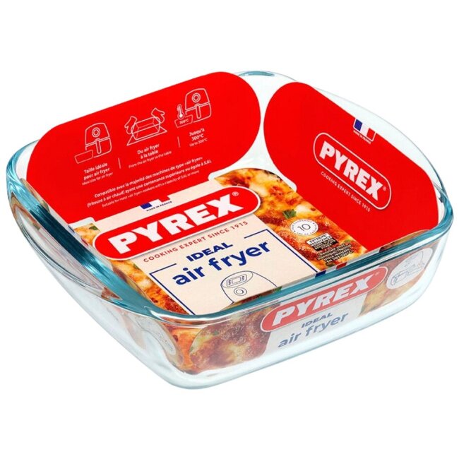 Стеклянная жаропрочная форма Pyrex для фритюрницы 1 л