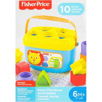 Развивающая игрушка Fisher Price Babys First Blocks 6 мес+