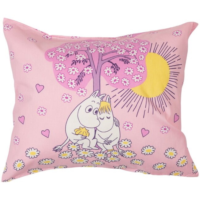 Наволочка Moomin Arabia Muumi 50x60 см сердечки GOTS