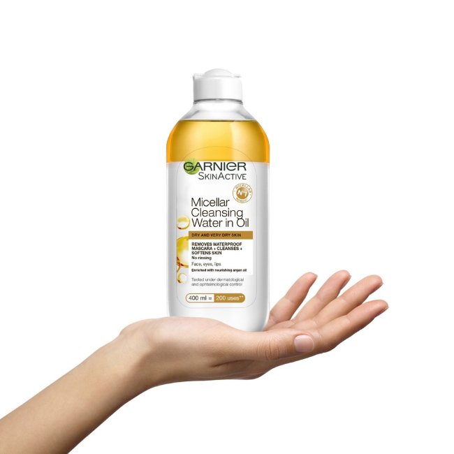 Мицеллярная вода Garnier SkinActive для сухой кожи 400 мл