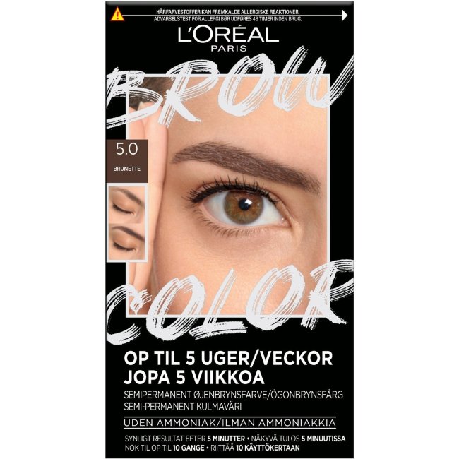 Набор для окрашивания бровей L'Oréal Paris Brow Color Kit 5.0 шатен 30 мл