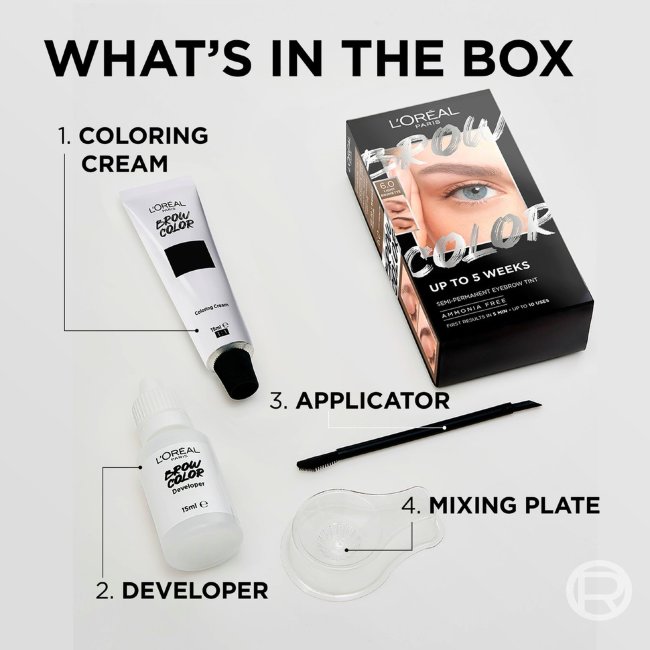 Набор для окрашивания бровей L'Oréal Paris Brow Color Kit 5.0 шатен 30 мл